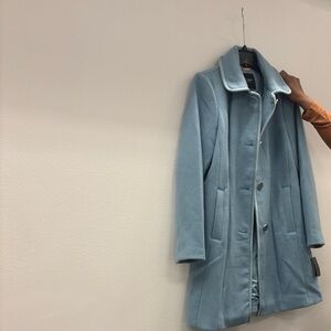 Kate Spade Light Gray Pea Coat